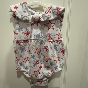 Disney Minnie Mouse Patterned Baby Romper